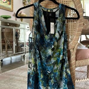 ISDA & CO sleeveless blue Palette top XS